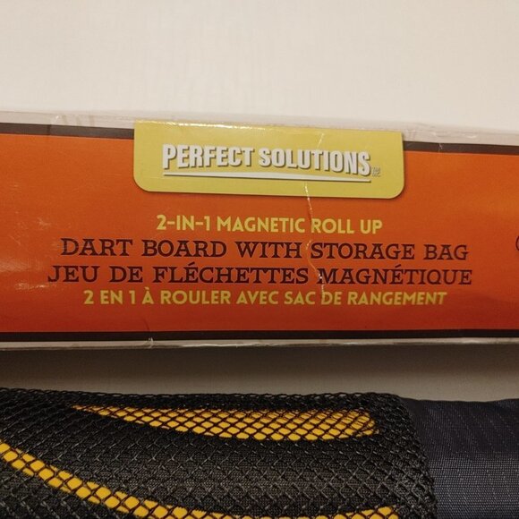 2 in 1 magnetic roll up Dart Board with Storage Bag Dart Board Bulls Eye… - Picture 2 of 4